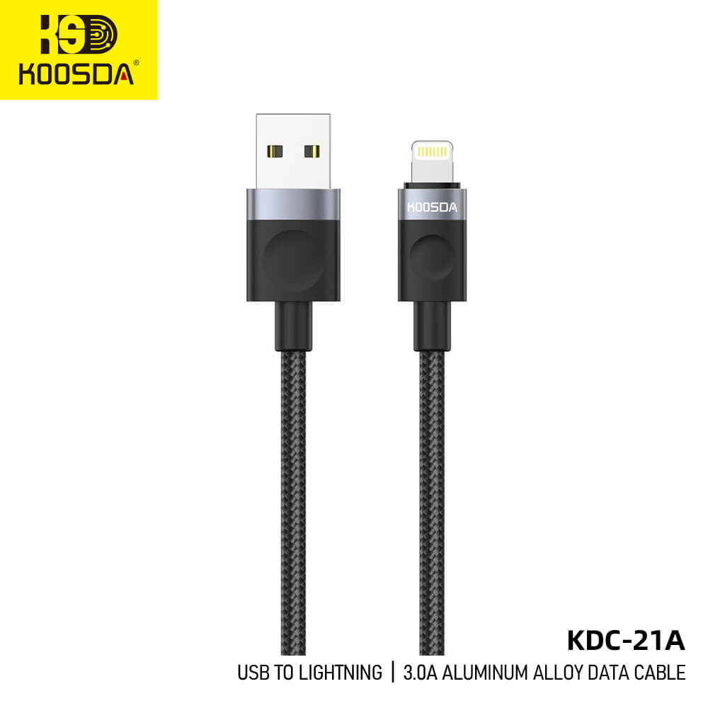 KDC-21A Usb To Micro 3.0A Aluminum Alloy Data Cable 1M