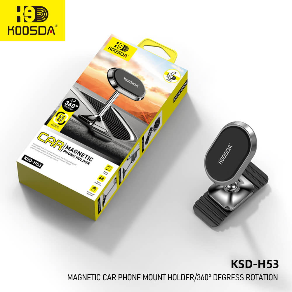 KSD-H53 Magnetic Car Phone Mount Holder360° Degrees Rotation
