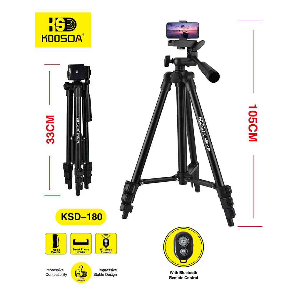 KSD-180 1.05M Stable Tripod With Remote