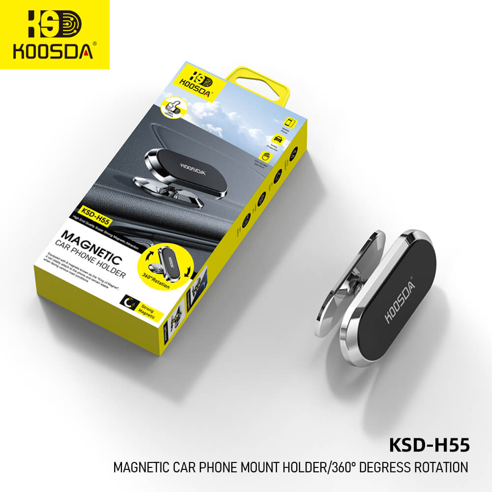 KSD-H55 Magnetic Car Phone Mount Holder360° Degrees Rotation