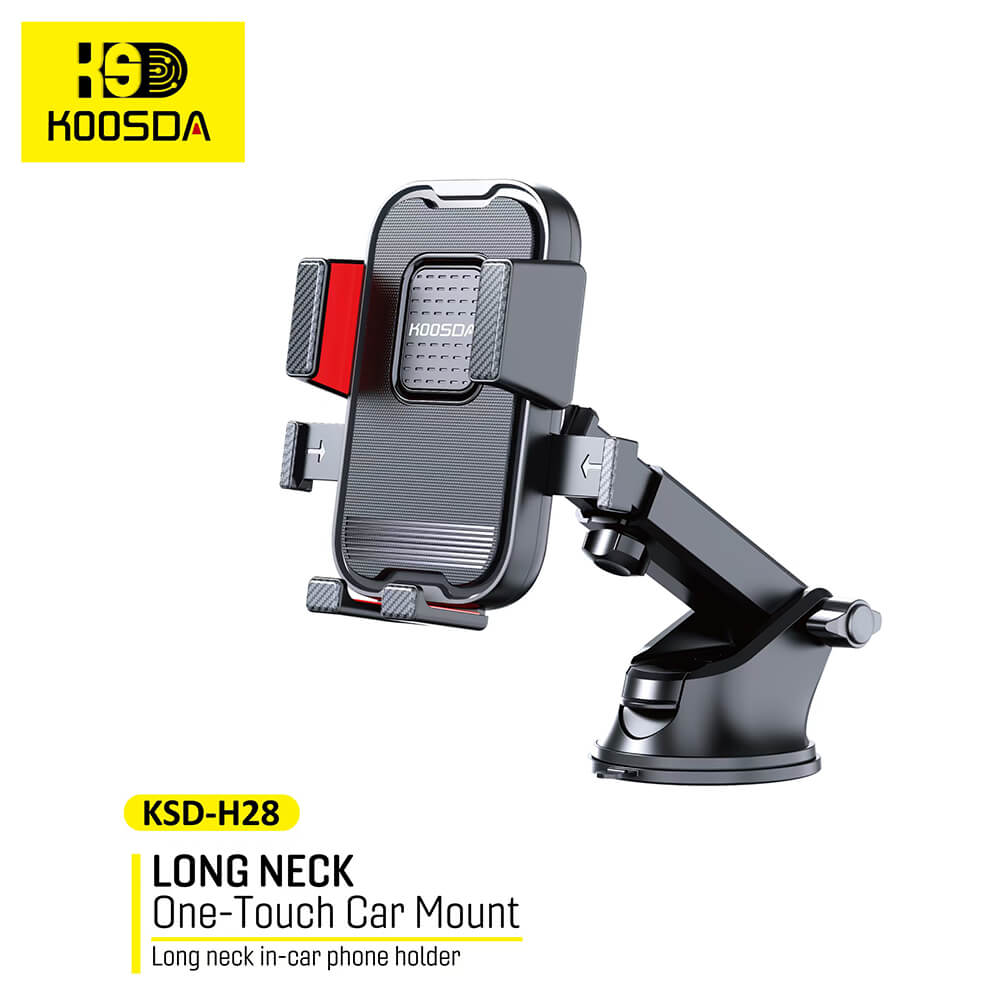 KSD-H28 Long Neck One-Touch Car Mount
