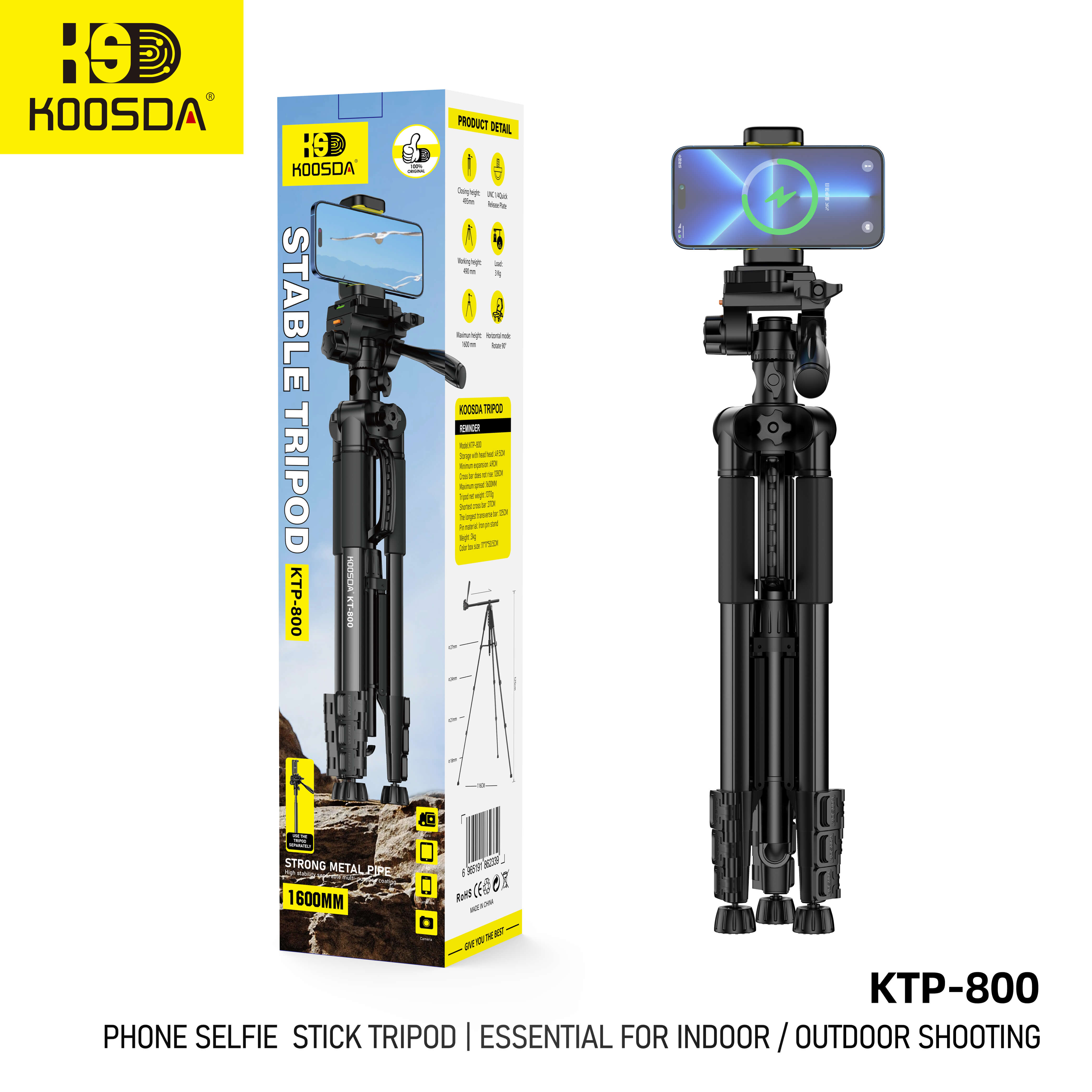 KTP-800  1.6M Stable Tripod