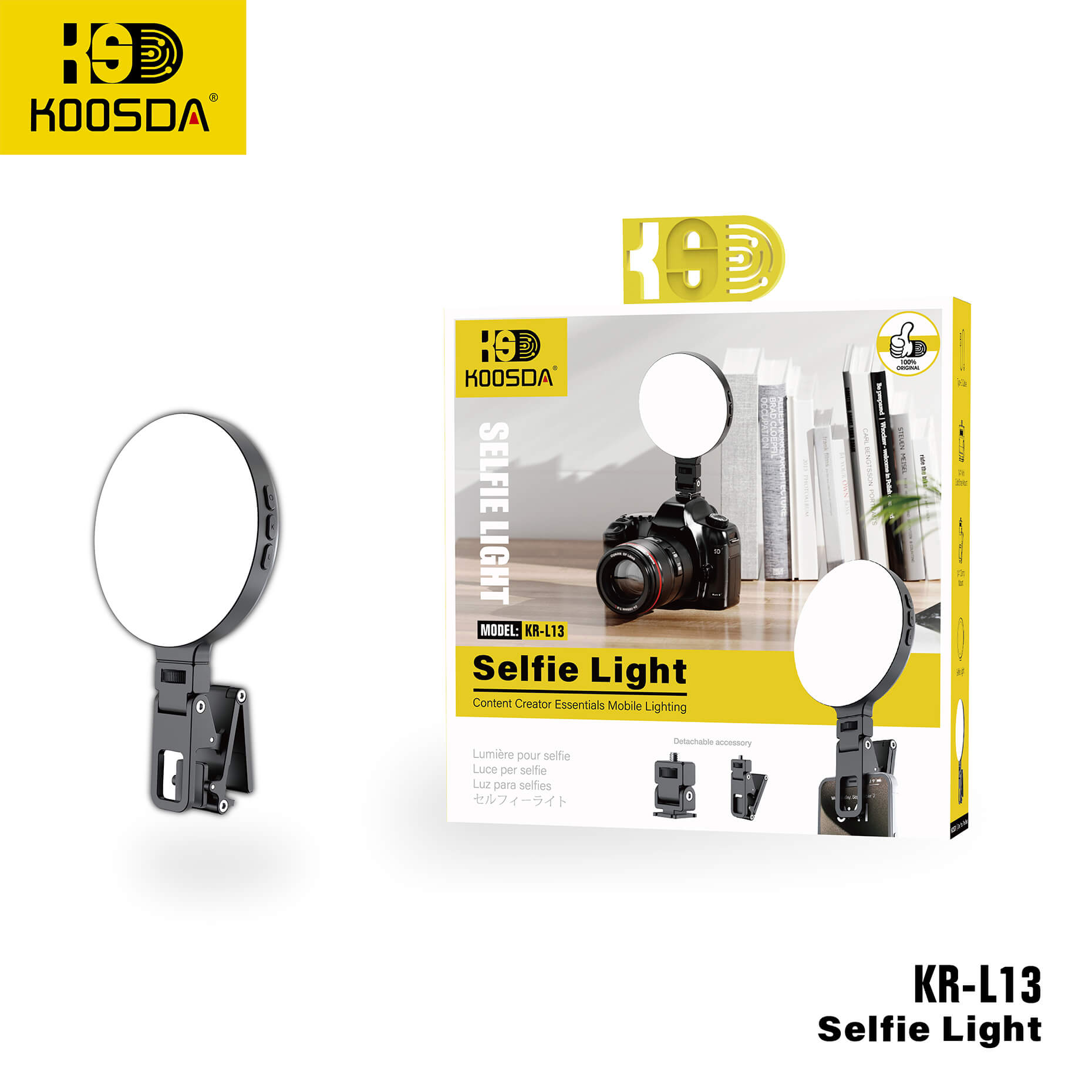 KR-L13 Selfie Light For Camera/phone