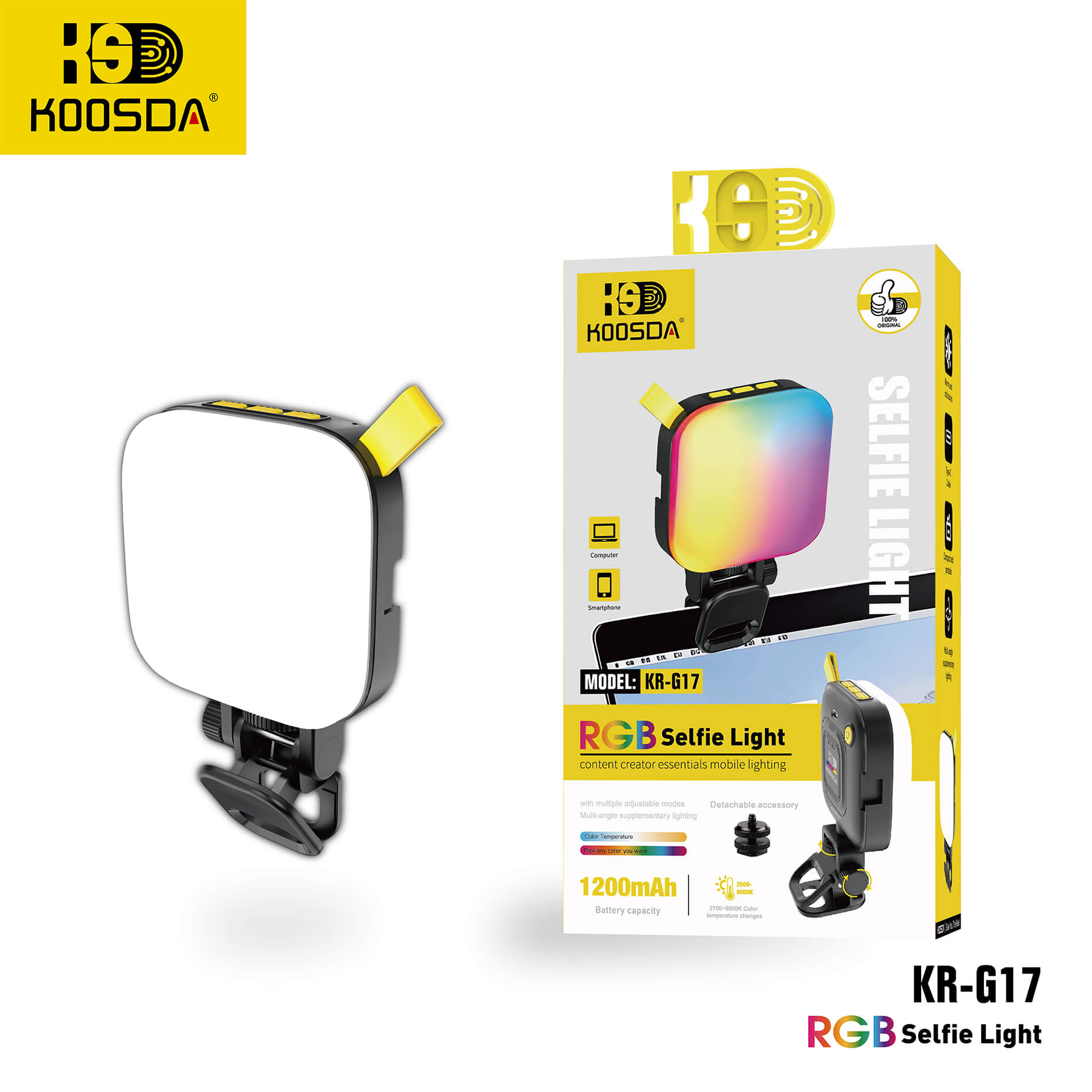 KR-G17 Selfie Light Rgb