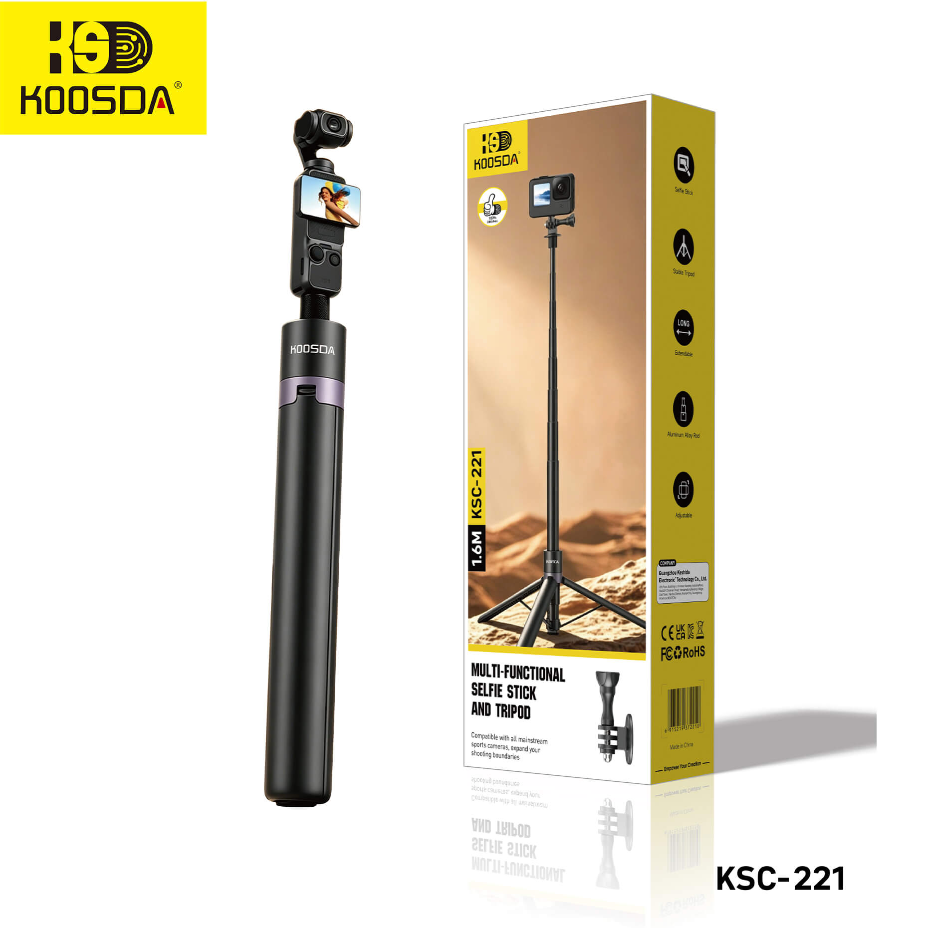 KSC-221 4/1 Screw Threaded Camera Mount