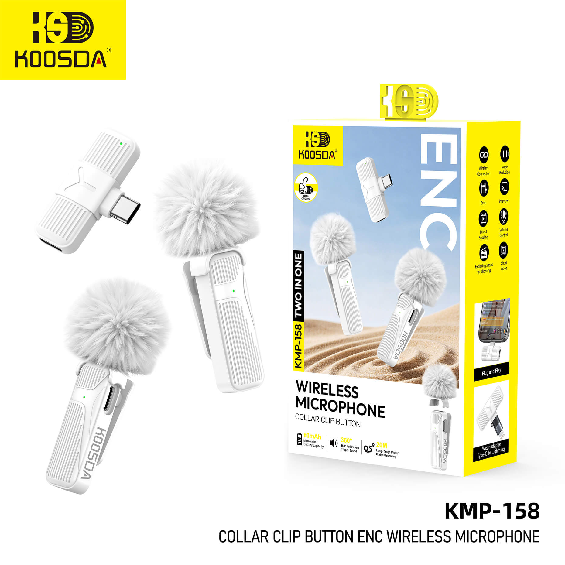 KMP-158 Wireless MicrophoneI Macaron Series 